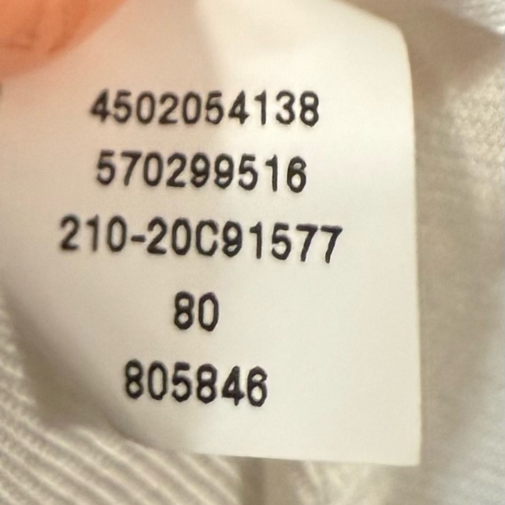 Chico’s Windowpane Plaid Blouse White Black Shimmer Button Front Top Size 1 US 8 - Picture 10 of 10